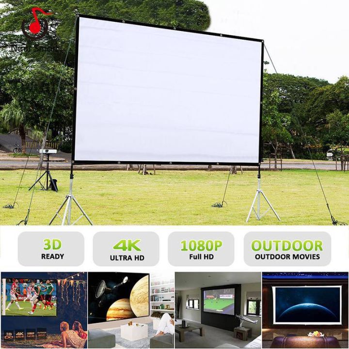 Portable Hd White Inch Diagonal Projector