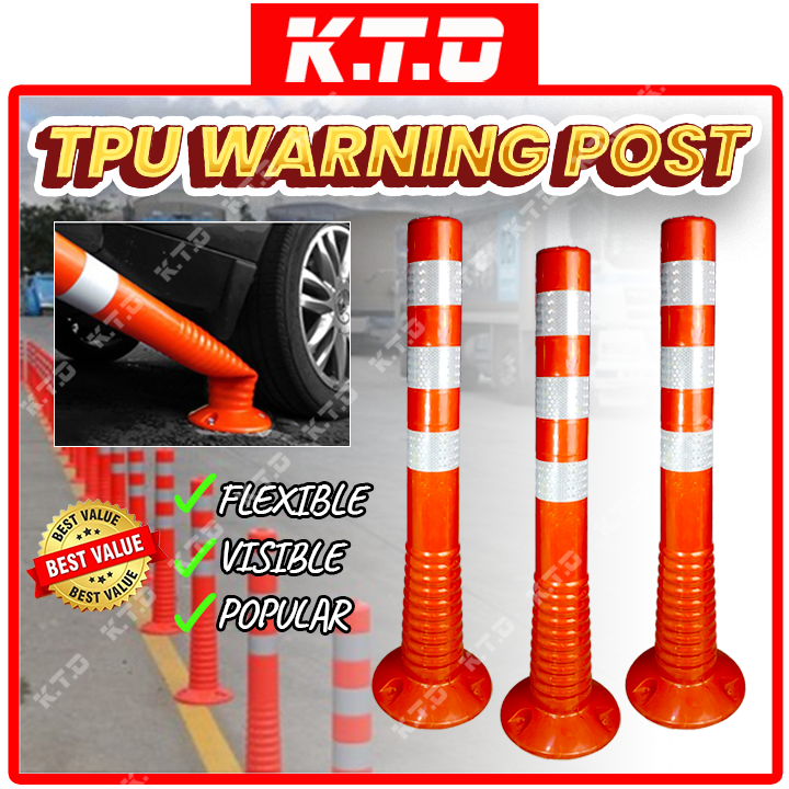 Mm Cm Tpu Flexible Safety Post Warning Posts Reflective Traffic