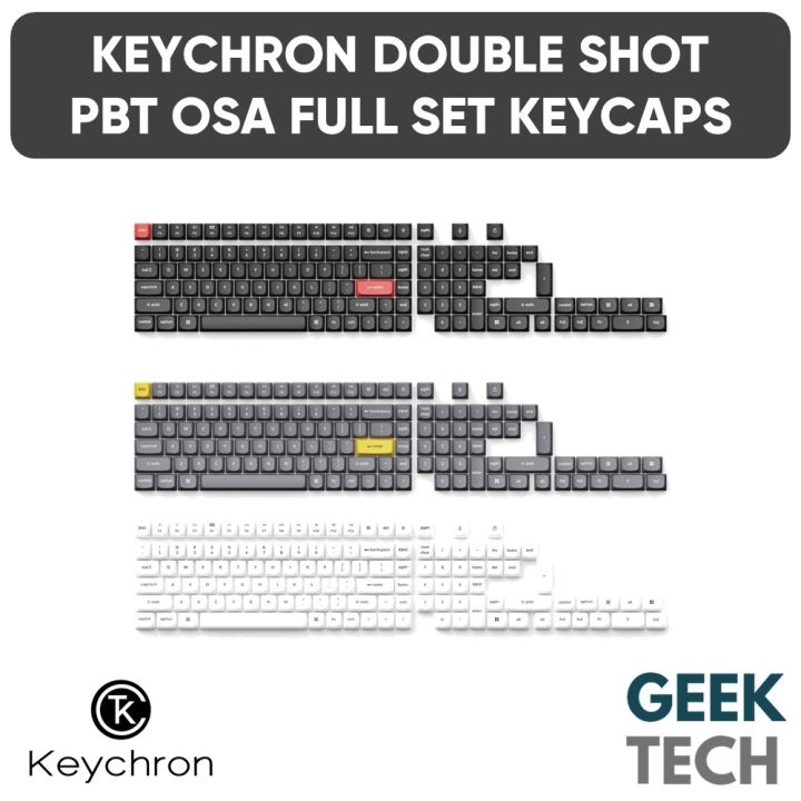 Keychron Double Shot Pbt Osa Full Set Keycap Set Lazada