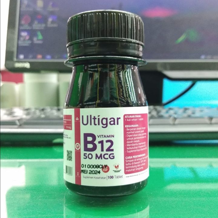 Ultigar Vitamin B Mcg Isi Tablet Suplemen Kesehatan Lazada