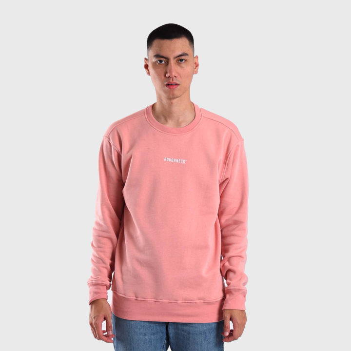 Roughneck SS701 Dusty Pink Mini Sig White Crewneck Lazada Indonesia