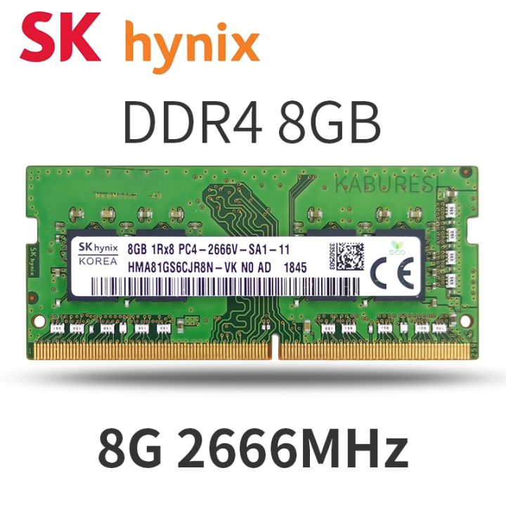 SKHynix DDR4 8GB 2666MHz 260 PIN SODIMM 1 2V Laptop Ram Memory Module