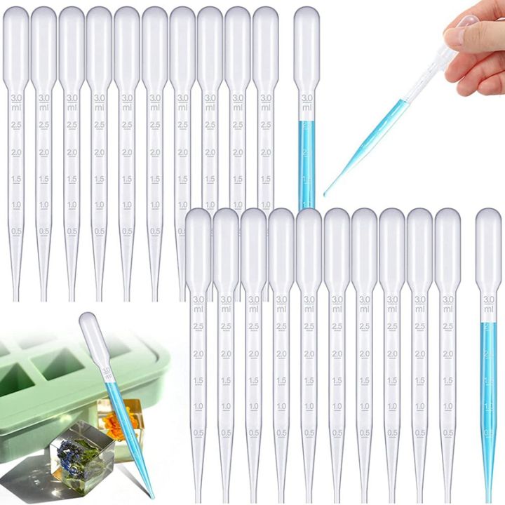 Pcs Ml Plastic Transfer Pipettes Disposable Calibrated Dropper