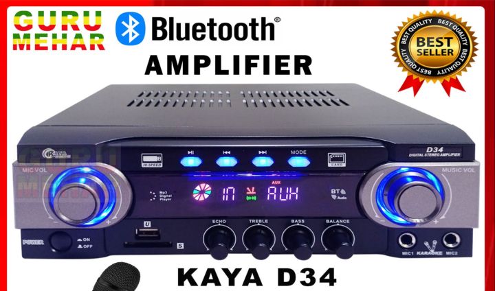 Kaya D Amazing Sound Watts Channel Karaoke Amplifier