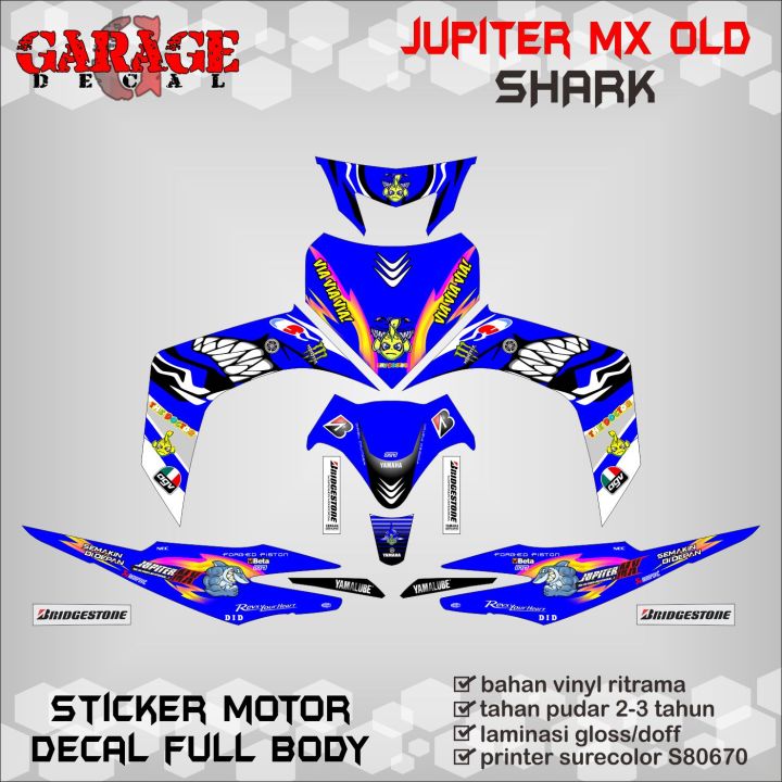 Decal Jupiter Mx Old Full Body Stiker Decal Jupiter Mx Lama Full Body