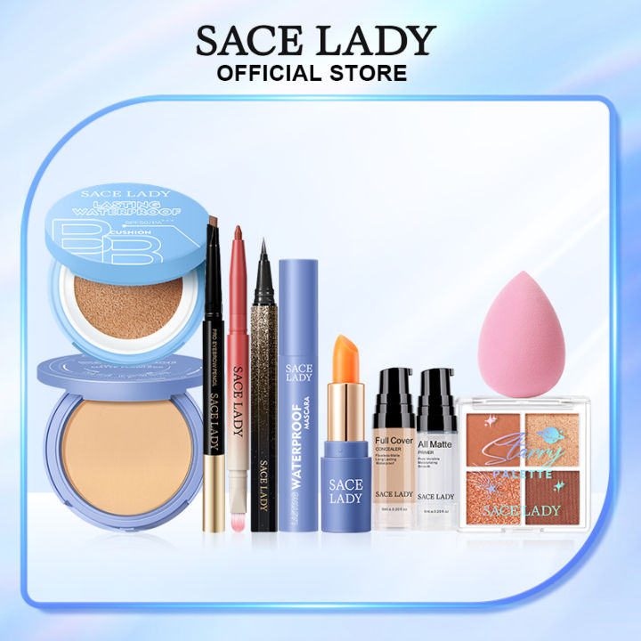 Sace Lady Waterproof Make Up Set Pcs Oil Control Powder Oil Control