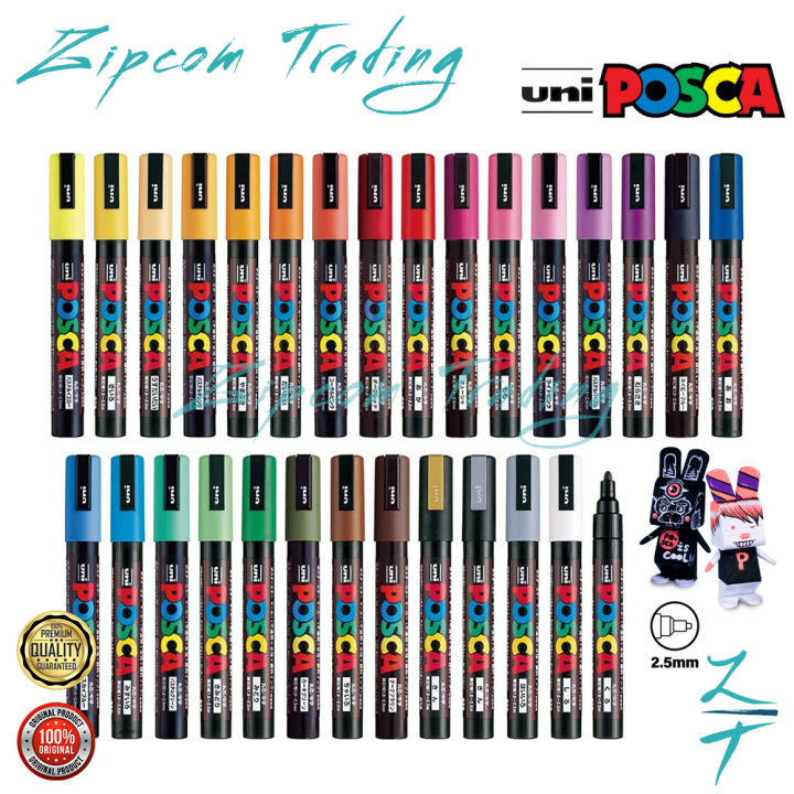 UNI Posca Water Based Paint Marker PC 5M Lazada