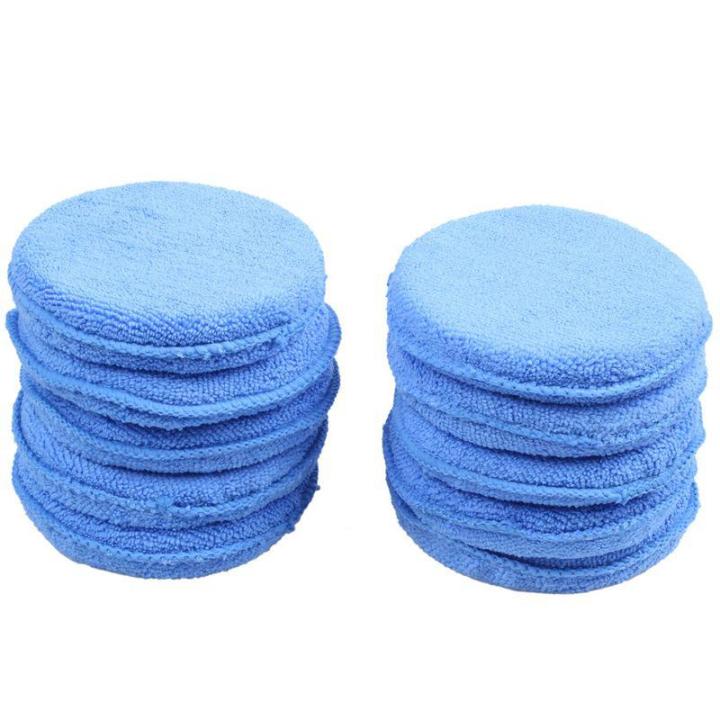 X Car Waxing Polish Microfiber Foam Sponge Applicator Cleaning