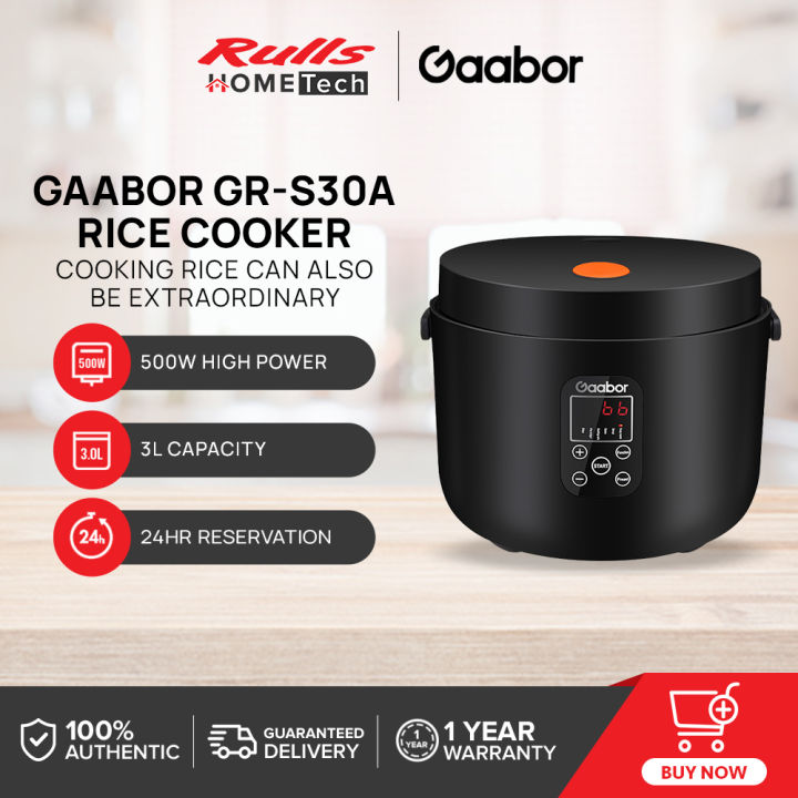 Gaabor Rice Cooker 6L 3L 1 8L Multi Function Cooker Non Stick With