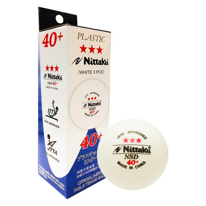 Ready Stock Nittaku NSD 3 Star 40 Table Tennis Ball Ping Pong Ball