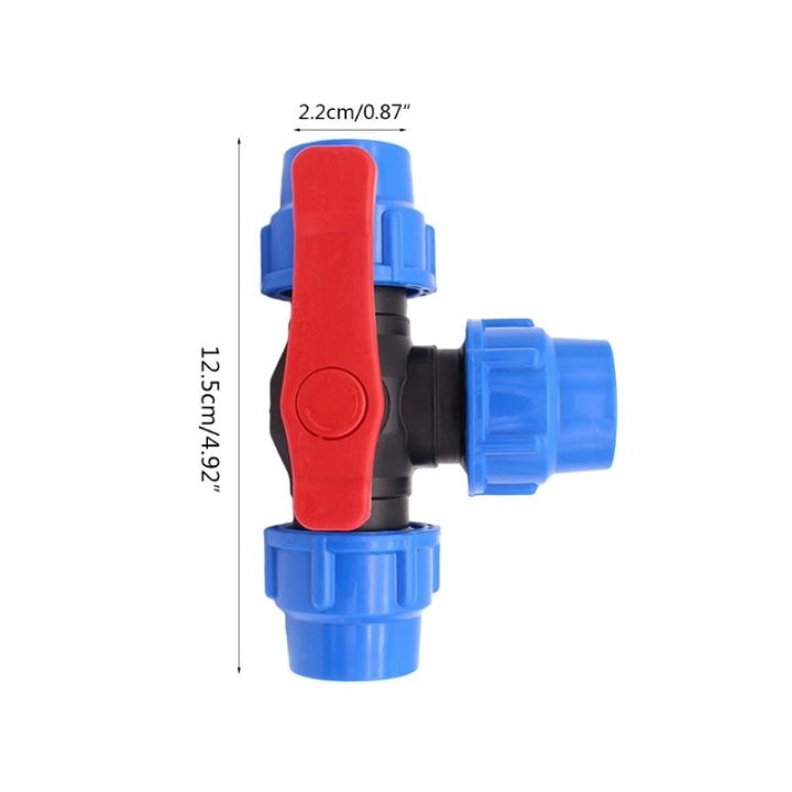 Hot Mnngkvxwh Pe Three Way Quick Connect Valve Plastic Valve T