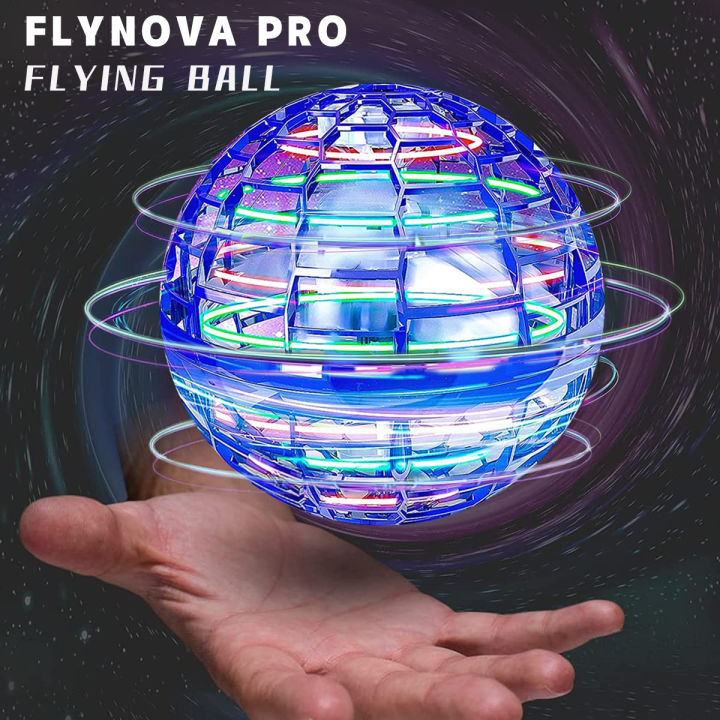 Flynova Pro Flying Ball Boomerang Soaring Spinner Toy Hand Remote