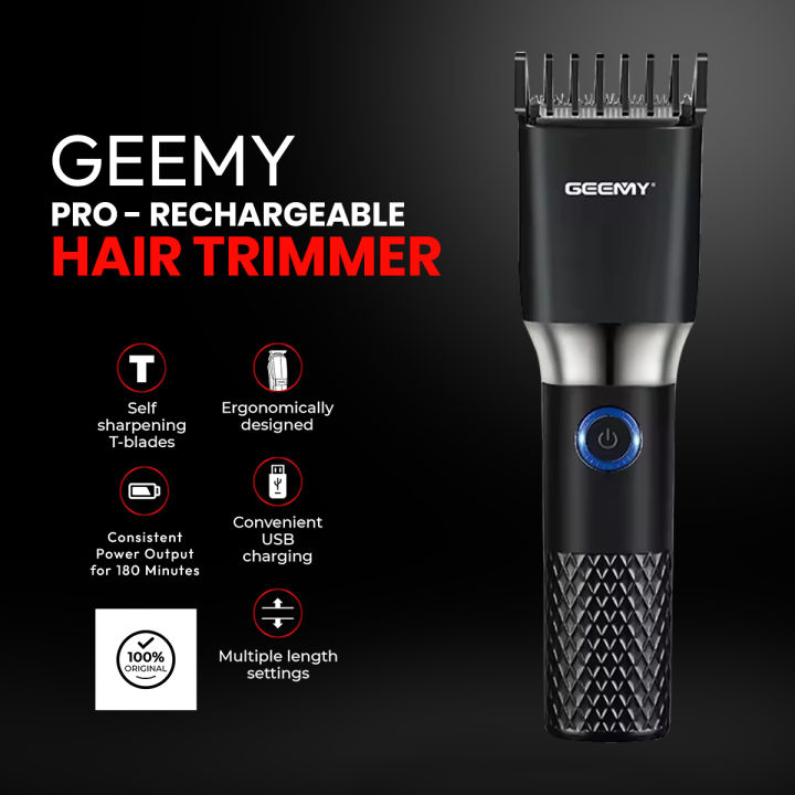 Original Auto Geemy Hair Trimmer For Men Shaving Haircut Side Haircut