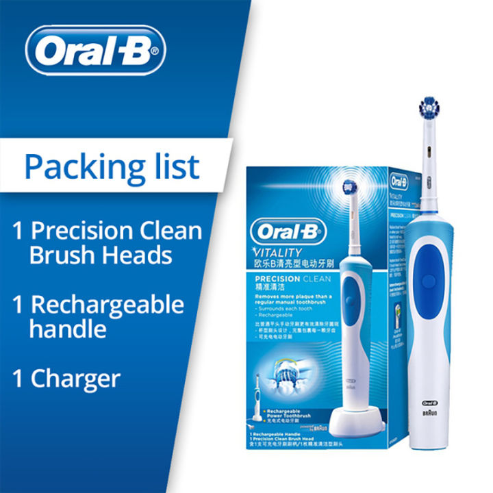 Oral B Electric Toothbrush Vitality Rechargeable 2D Rotating Clean