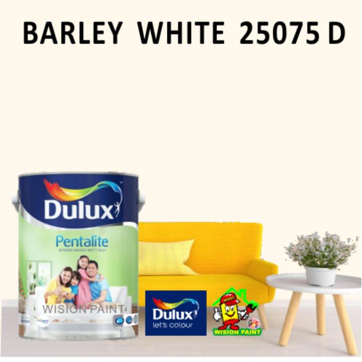 25075D BARLEY WHITE 5L DULUX PENTALITE PAINT Lazada