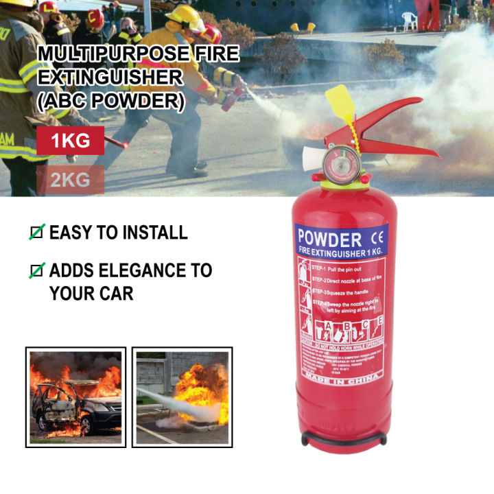 Portable Multipurpose Kg Kg Fire Extinguisher Abc Powder Type Ml