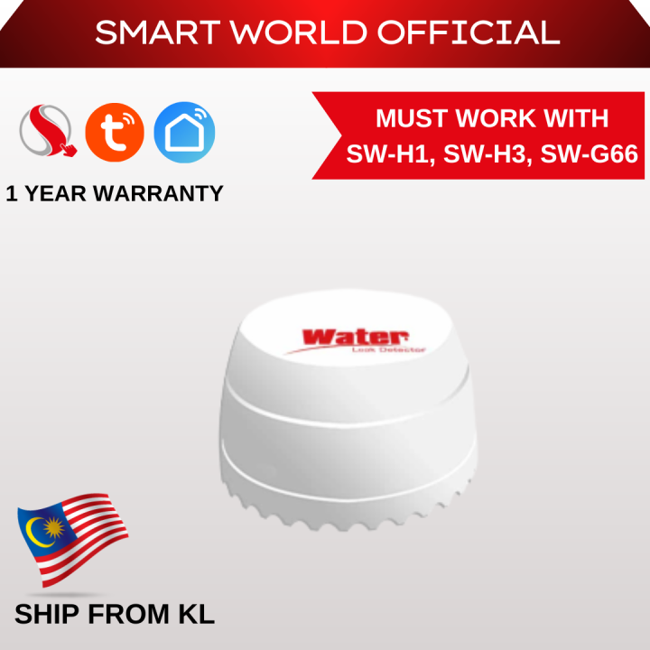 SMART WORLD 433mHz Wireless Water Leakage Detector Water Leak Sensor