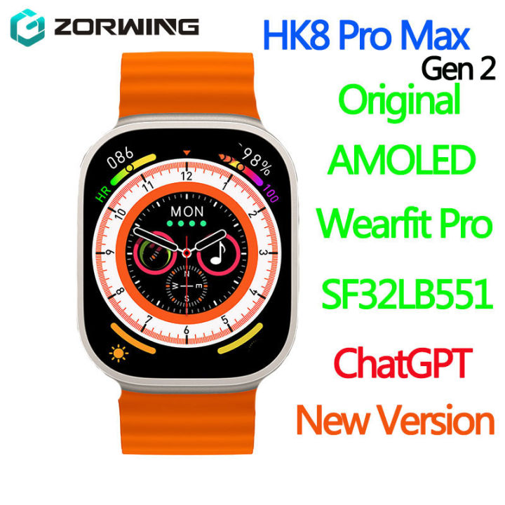 Hk Pro Max Gen Chatgpt Amoled Mm Inch Smart Watch Men Series