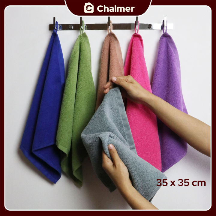 Lap Tangan Microfiber Chalmer X Cm Serbet Handuk Cuci Tangan Lap