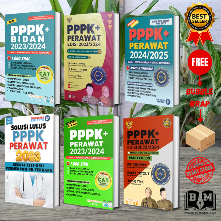 ORIGINAL BUKU PPPK PERAWAT 2024 2025 Buku PPPK BIDAN 2024 2025 SKB