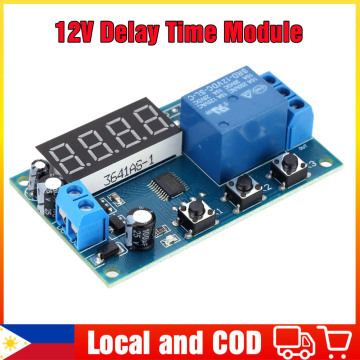 Multifunction 12V Delay Time Module Switch Control Relay Cycle Timer DC