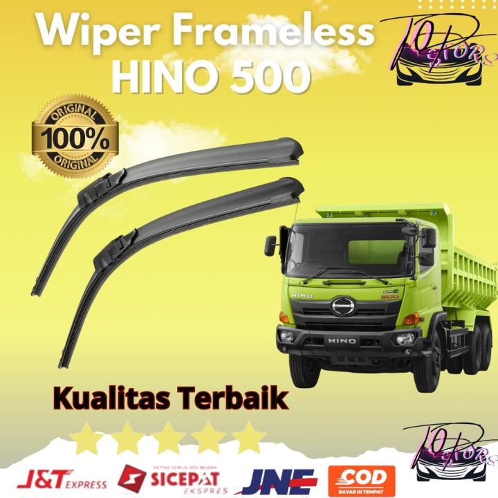 Wiper Mobil Frameless Hino Lohan Sepasang Pcs Kiri Dan Kanan