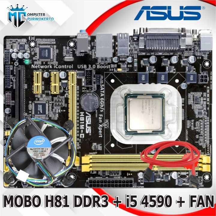 Paket Mainboard H Asus Dengan I Dan Fan Lazada Indonesia