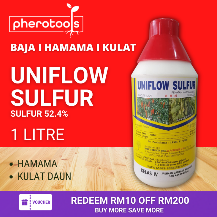 Pherotools Uniflow Sulfur L Racun Kulat Fungicide Lazada