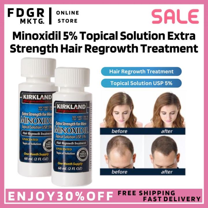 Minoxidil Topical Solution Extra Strength Hair Regrowth Treatment