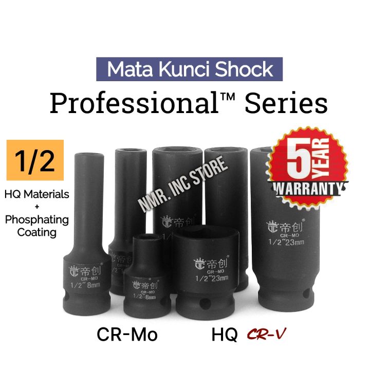 Mata Kunci Shock Impact 1 2 Professional Series CR MO Dan HQ CR V