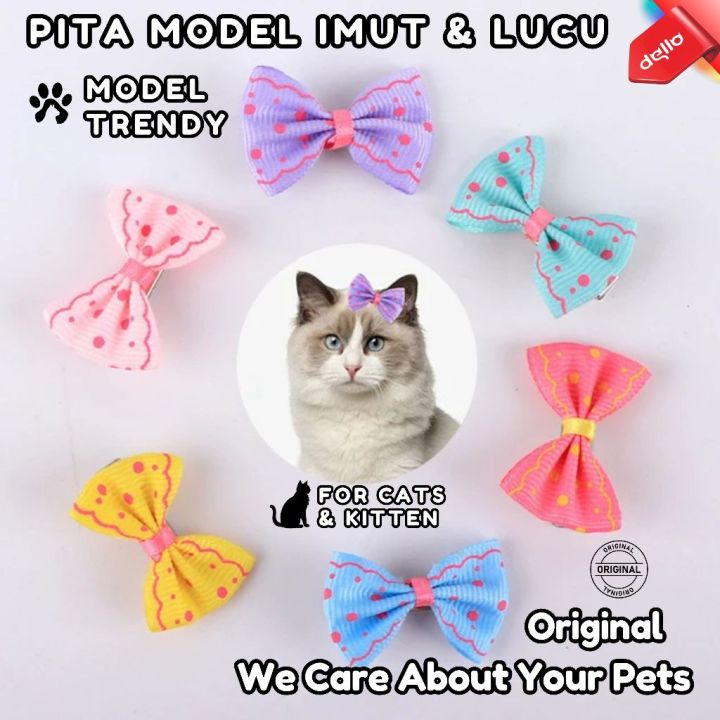 Jepitan Pita Lucu Untuk Kucing Anjing Fur Pins Membuat Kucing Anda