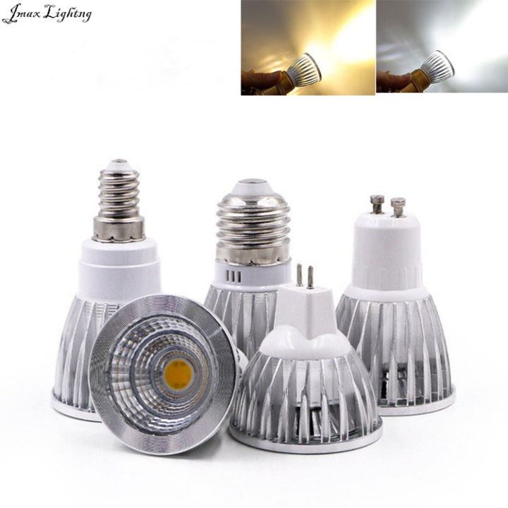 Jmax LED COB Spotlight Bulb E27 E14 GU10 5W 7W AC 220V Spot Lights Lamp