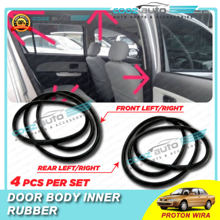 Proton Wira Door Inner Rubber Door Rubber Weatherstrip Body Rubber