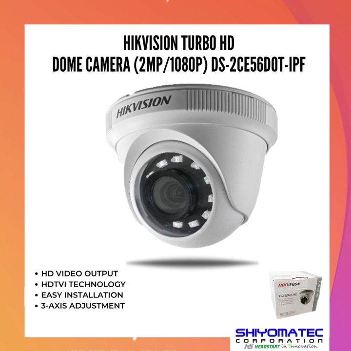 HIKVISION TURBO HD 2MP 1080P Dome Camera DS 2CE56D0T IPF DS 2CE76D0T