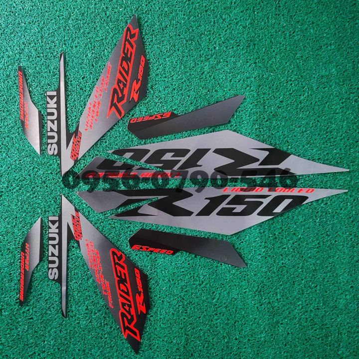 SUZUKI RAIDER 150 Fi 2023 Stock Decal Sticker Lazada PH