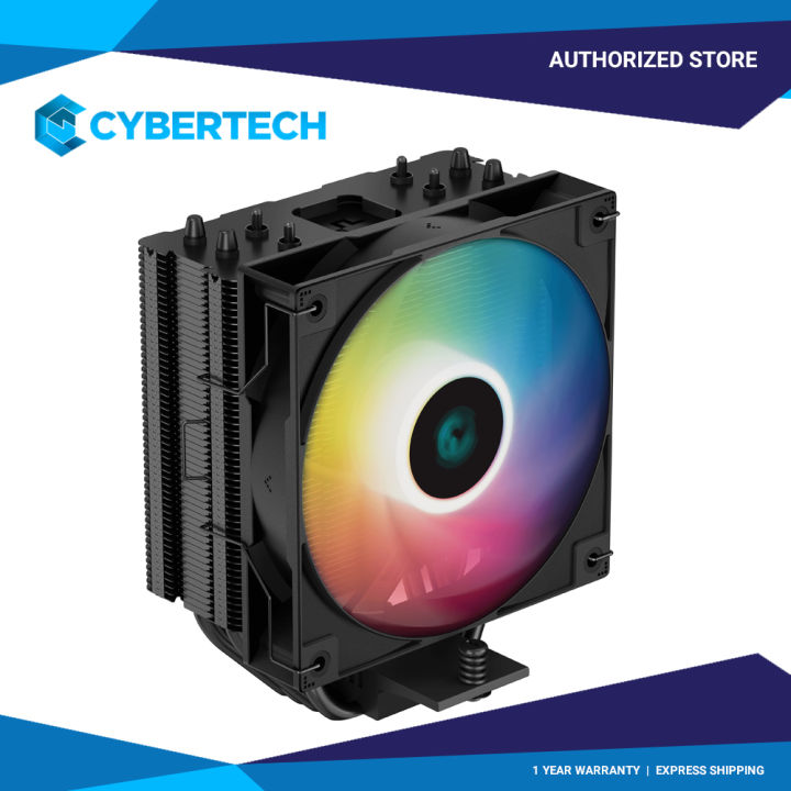 Deepcool Gammaxx AG400 BK ARGB Single Tower CPU Cooler R AG400 BKANMC