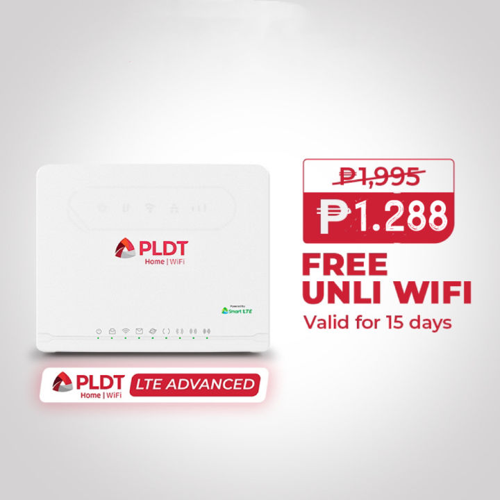 Pldt Home Wifi Lte Advanced Cat Prepaid Fx Id Id L R S R