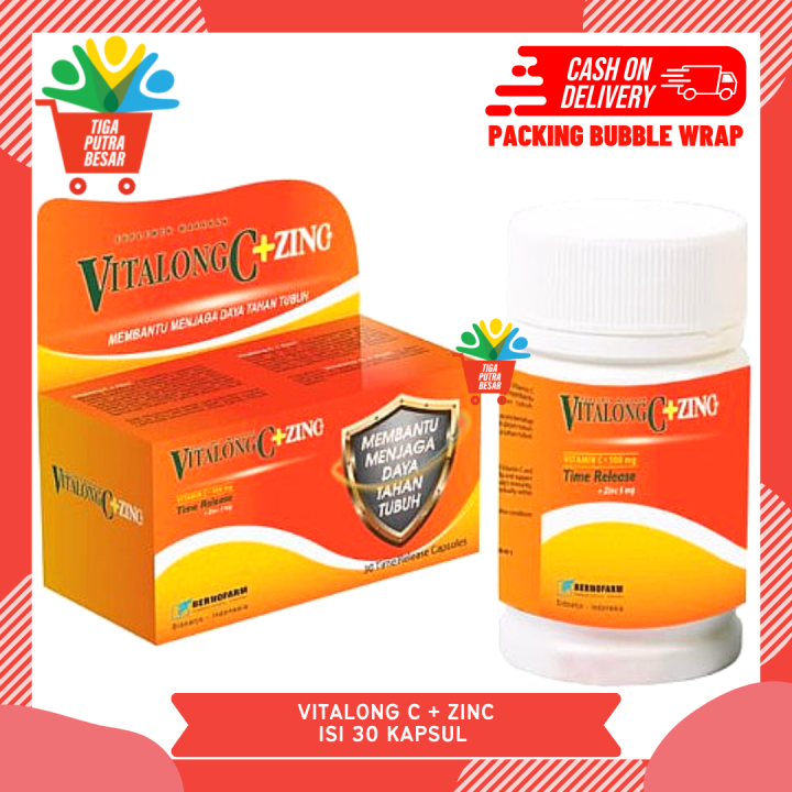 VITALONG C ZINC MULTIVITAMIN ISI 30 KAPSUL Lazada Indonesia