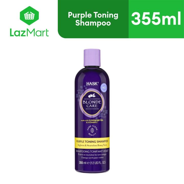 Hask Purple Toning Blonde Care Shampoo Ml Lazada Ph