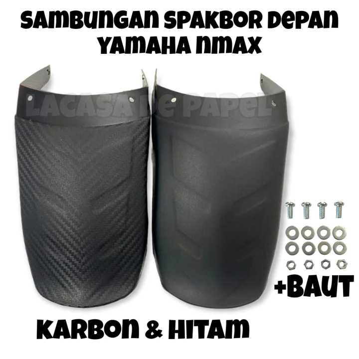 SAMBUNGAN SPAKBOR DEPAN YAMAHA NMAX UNTUK OLD DAN NEW 2021 HITAM