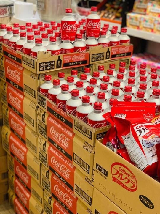 Thùng 24 lon Coca Cola Nhật Chai Nhôm Nắp Vặn 300ml Lazada vn