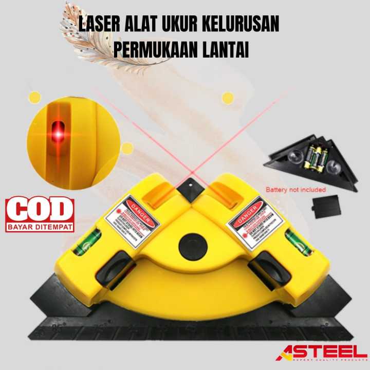 PROMO HEMAT Laser Level LV 01 Square Laser Line Alat Ukur Sudut Siku