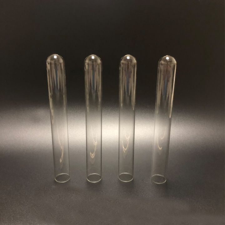 100 Pieces Pack 13X100mm Lab Glass Test Tube U Shape Bottom Laboratory