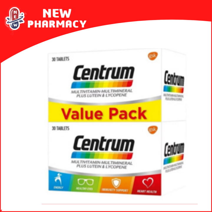 Centrum Multivitamin Multimineral Plus Lutein Lycopene X S Lazada