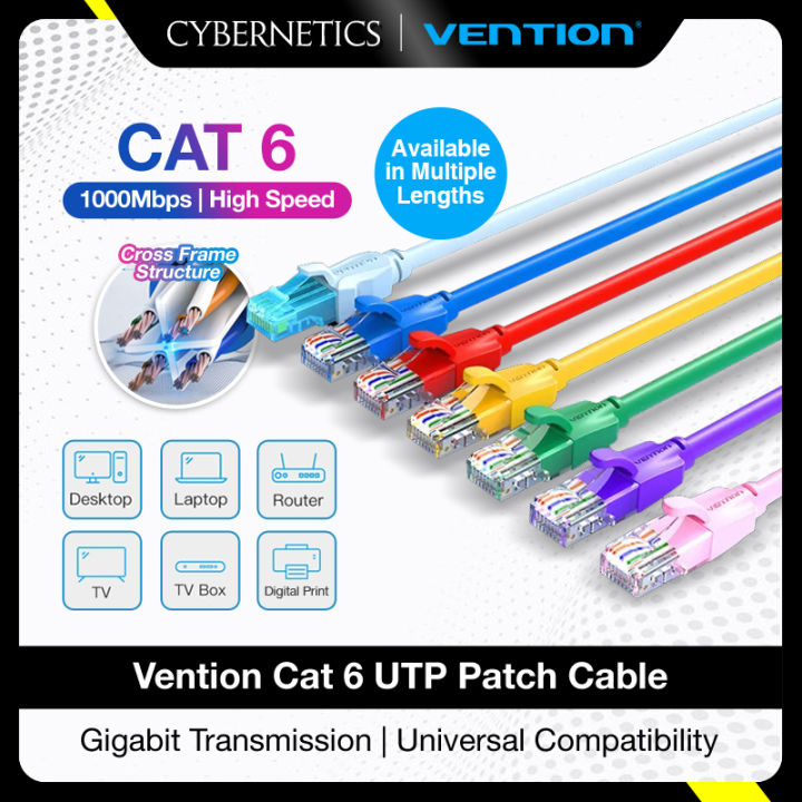 Vention Cat Ethernet Cable High Speed Gigabit Rj Utp Patch Network