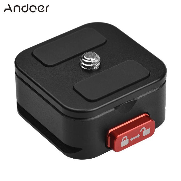 Andoer Aluminum Alloy Quick Release Plate Tripod Qr Plate Camera Mount