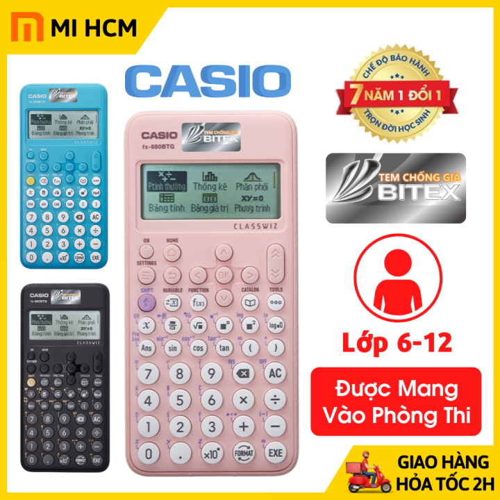 M Y T Nh Casio Fx Btg Ch Nh H Ng T Ch H P B Ng Tu N Ho N H A H C