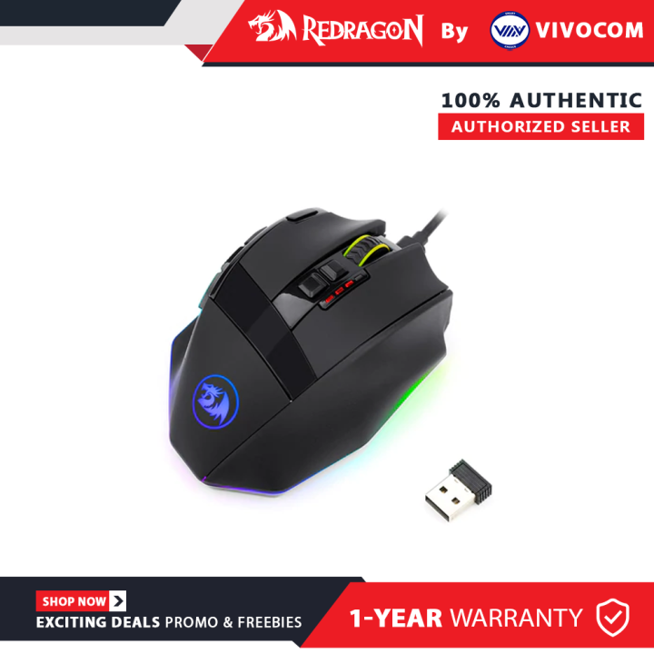 Redragon Sniper Pro M P Rgb Dual Mode Gaming Mouse Lazada Ph