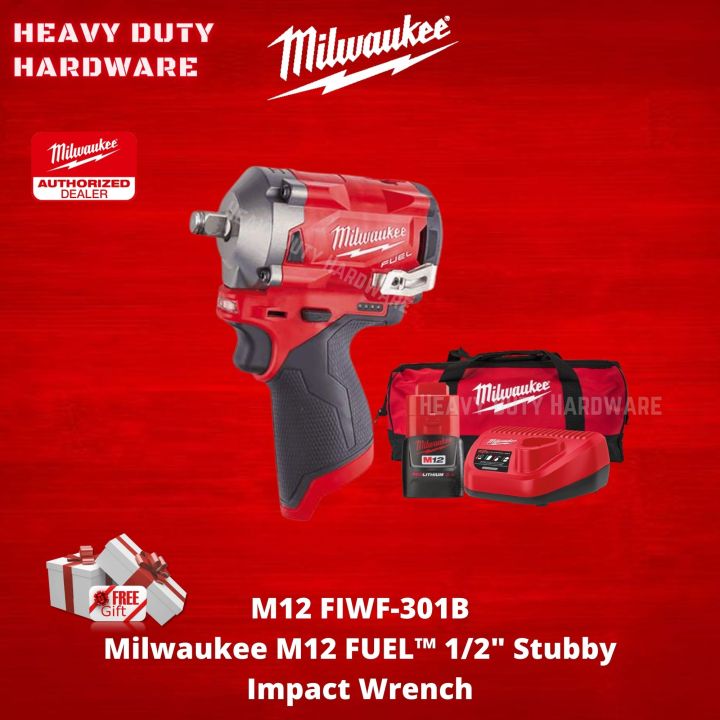 Asl Milwaukee M Fuel Fiwf Stubby Impact Wrench Fraiwf Right