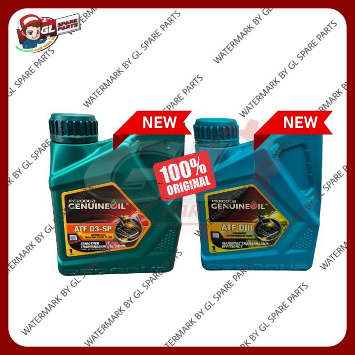 100 ORIGINAL PERODUA ATF GEAR OIL D3 SP DIII AUTOMATIC TRANSMISSION